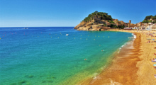 Strand an der Costa Brava