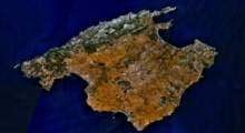Satellitenbild von Mallorca